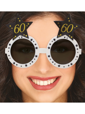 Gafas de 60 Años con estrellas