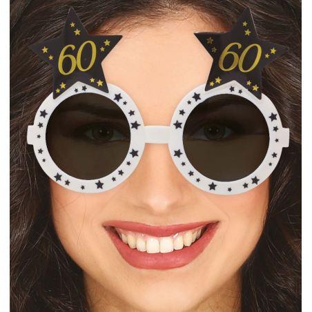 Gafas de 60 Años con estrellas