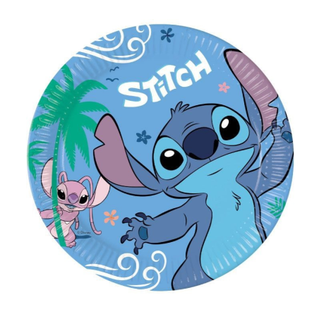 Platos Stitch 23cm 6 Unid