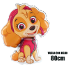 Globo Patrulla Canina Skye Metalizado 81cm