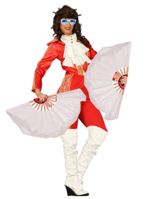 Disfraz de Locomia Rojo Torera Mujer