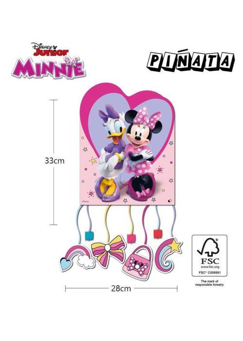 Piñata Minnie 21x27cm