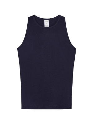 Camiseta Azul Marino Tirante Ancho Adulto
