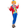 Disfraz de Payasa Colores Mujer