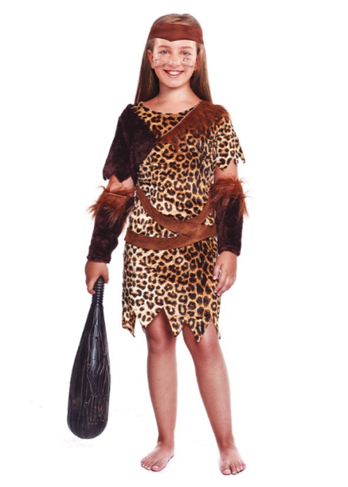 Disfraz de Troglodita Chica Infantil