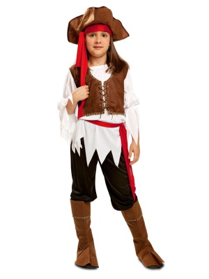Comprar Disfraz de Pirata Bucanera Marron Infantil por solo 17.00€ – Tienda de disfraces online