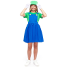 Disfraz de Luigi niña Infantil - Disfraces Mario y Luigi