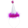 Gorro Cumpleaños Fucsia con diadema
