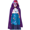 Disfraz De Calavera Mexicana Primavera Capa Niña
