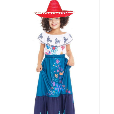Disfraz De Mexicana Primavera Niña - Disfraces Mexicanos - Disfraces de Mexicana para Niñas