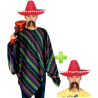 Disfraz de Mejicano con Gorro - Disfraces de Mexicano para Hombre