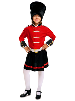 Disfraz de Guardia Inglesa Chica Infantil - Disfraces de Policias y Presos Infantiles