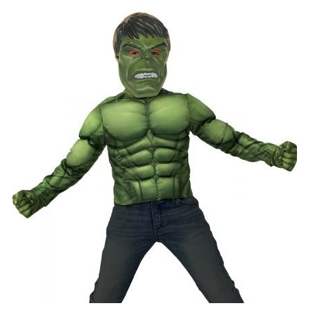 Disfraz de Hulk con Mascara y Guantes Infantil