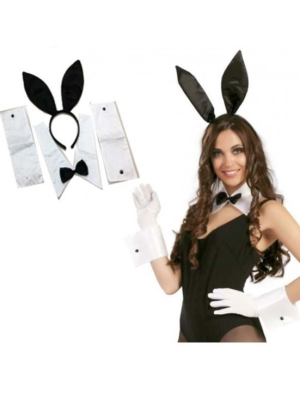 Set, playboy bunny Black