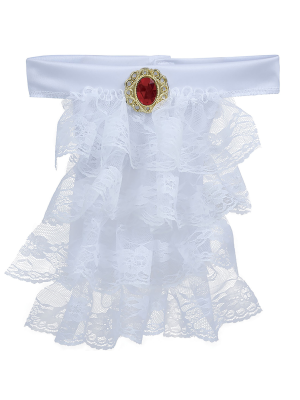 Pechera Encaje Blanca