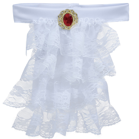 Pechera Encaje Blanca