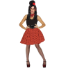Disfraz de Amy Falda roja con Peluca - Disfraces Pin Up