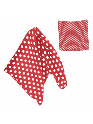 Pañuelo de Lunares Rojo y Blanco - Mantones, pañuelos y Fajines