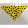 Mocador de lunars Triangular de color Groc i Negre