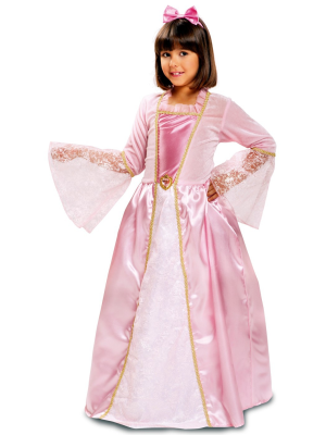 Disfraz de Princesa Rosa Lazo Infantil - Disfraces de Princesas para Niñas
