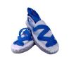 Alpargatas Blancas cintas Azules