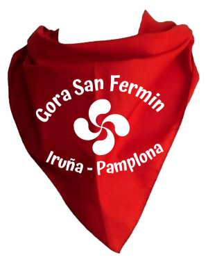 Pañuelo San Fermin Lauburu - Pañuelos Sanfermines