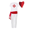 Traje De Fiestas Blanco Infantil - Ropa San Fermin - Conjuntos niño