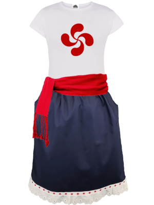 Conjunto Arrantzale Lauburu Mujer - Trajes regionales Vascos