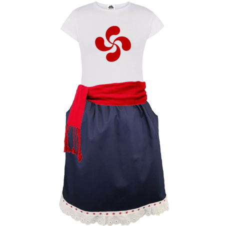 Conjunto Arrantzale Lauburu Mujer - Trajes regionales Vascos