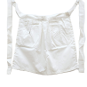Delantal Bebe Aldeana Liso Blanco - Trajes Regionales Vascos