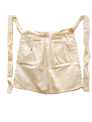 Delantal Aldeana bebe Liso Beige - Trajes Regionales Vascos
