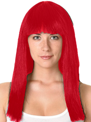 Perruca Cabellera Fúcsia