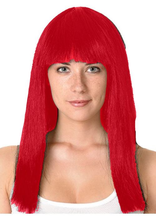 Perruca Cabellera Fúcsia