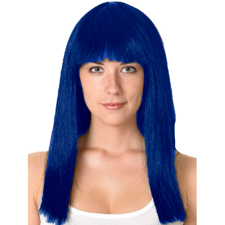 Peluca Melena Cleopatra Azul - Pelucas