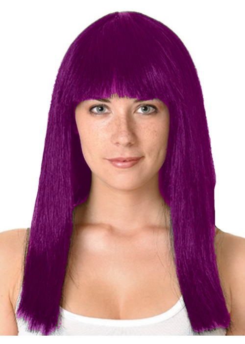 Perruca Cabellera Fúcsia