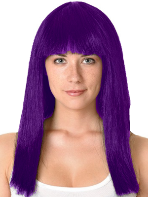 Perruca Cabellera Fúcsia