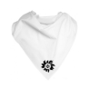 Pañuelo Blanco con Eguzkilore y Lauburu Negro