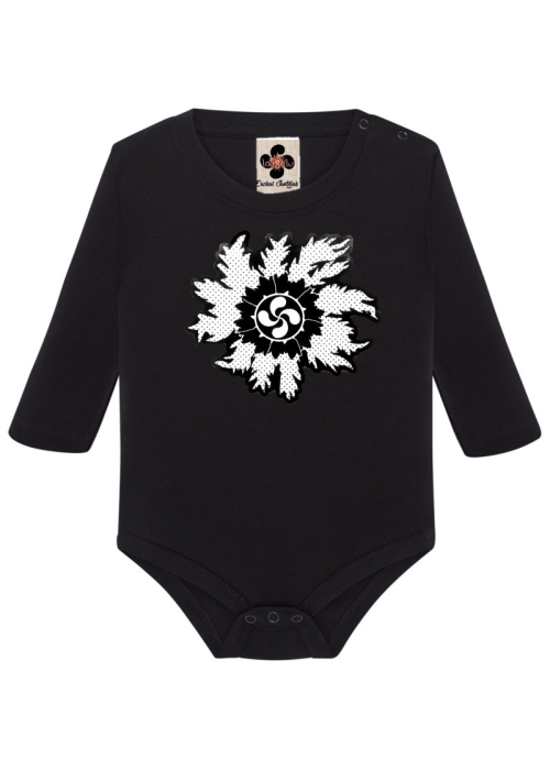 Body Eguzkilore Bebe Negro Manga Larga