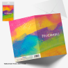 Tarjeta Cumpleaños Felicidades arcoiris