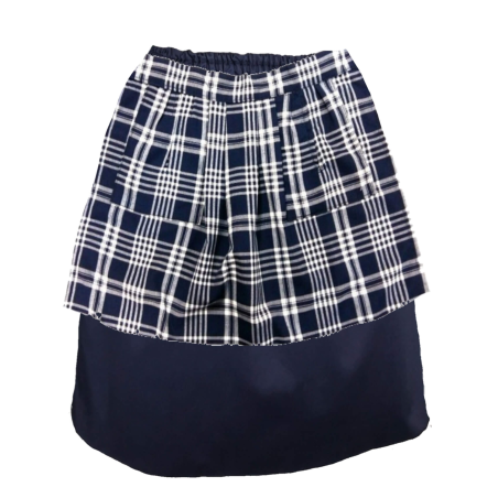 Falda Mahón Con Delantal Cuadros - Trajes Regionales Vascos - Faldas Arrantzale Mujer