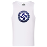 Camiseta Lauburu Circulo cuadros Tirantes Blanca Infantil - Trajes Vascos