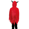 Capa de Diablo Roja con Capucha Infantil 90cm