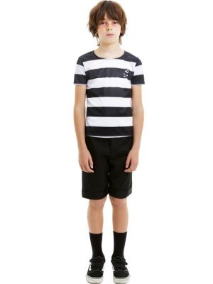 Disfraz de Hijo Familia Addams Calavera Infantil - Disfraces de Halloween