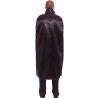 Capa Vampiro Dracula Negra Cuello Rojo Adulto 140cm