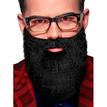 Barba Nagra con Bigote tupida - Barbas y Bigotes Olentzero