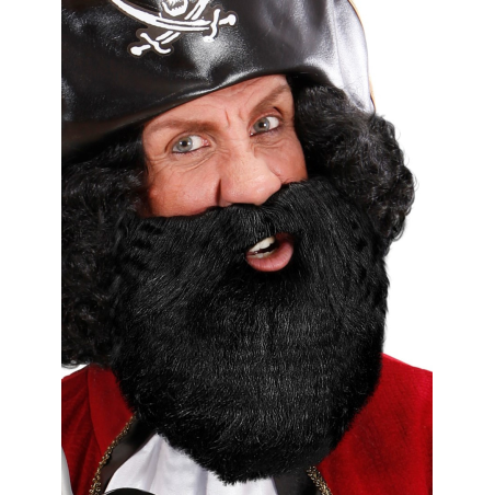 Barba Nagra con Bigote tupida - Barbas y Bigotes Olentzero