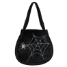 Bolso de Telaraña de Terciopelo Negro - Complementos de Halloween