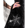 Bolso de Telaraña de Terciopelo Negro - Complementos de Halloween