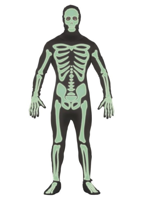 Disfraz de Esqueleto Glow in The Dark