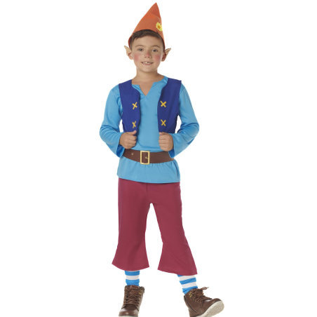 Disfraz de Enanito Azul Infantil - Disfraces Elfos y Duendes